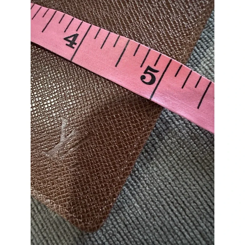 NEW 🔥 Louis Vuitton Brown ID Holder Card Wallet Insert Never used